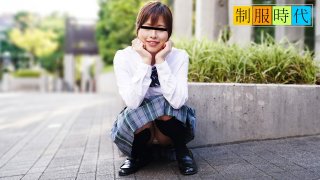 The School Uniform: Looking At The Camera While Being Teased And Made To Cum