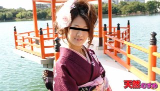 Ayumi Matsui is first erection from a new spring to an amateur in kimono
